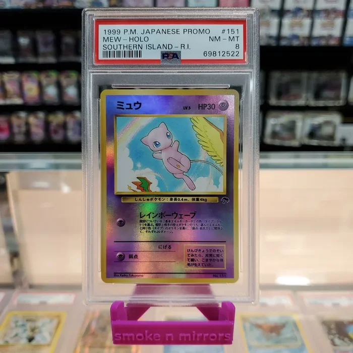 Mew – Southern Islands Japanese Reverse Holofoil: PSA 8