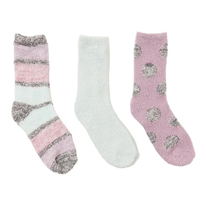 Mi-chaussettes de marque Softie pour femmes, emb. de 3