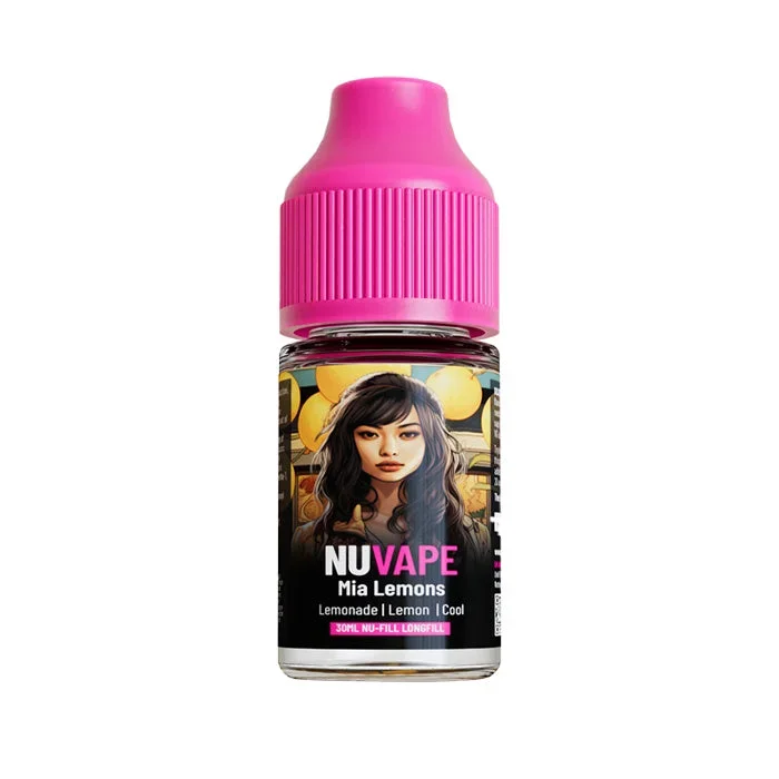 Mia Lemons 30ml Longfill E-Liquid by Nu-Fill