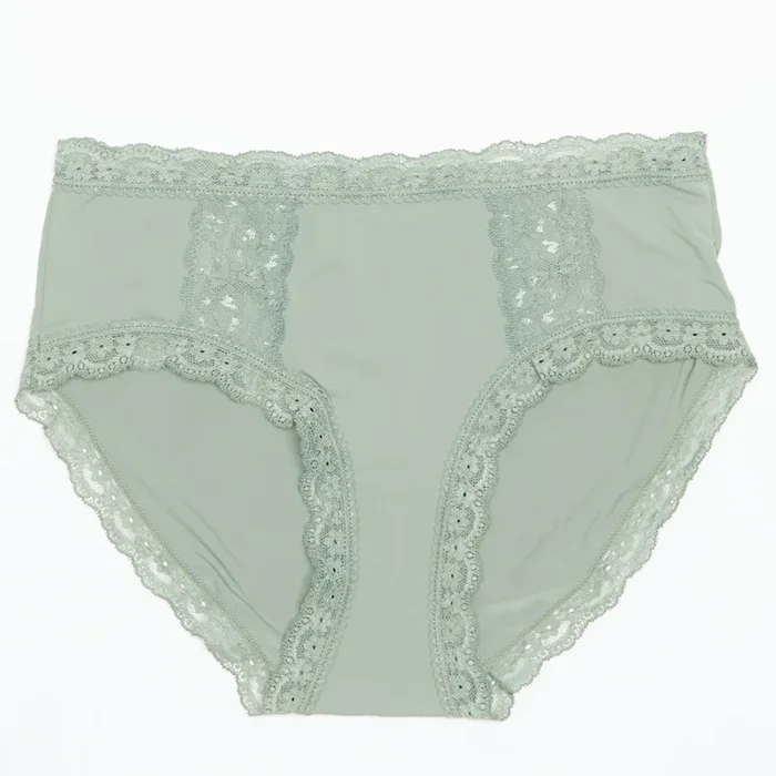Micro culotte en dentelle de coton Carisma pour femmes