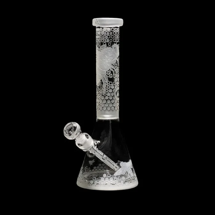 Milkyway Glass 14″ Bee Hive Beaker Bong