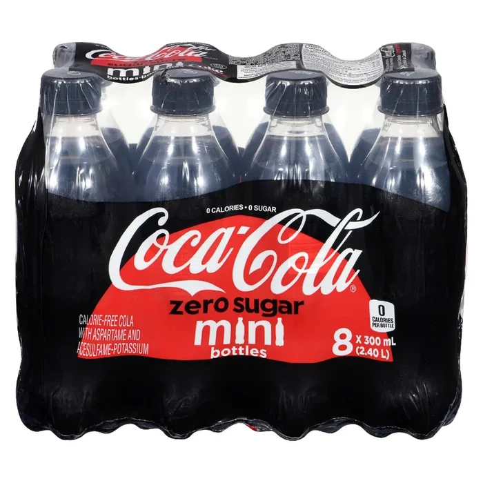 Mini bouteilles de Coke Zero, 300 ml – emb. de 8