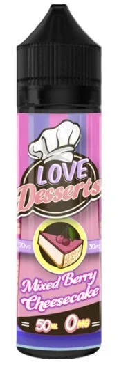 Mix Berry Cheesecake E Liquid by Love Desserts