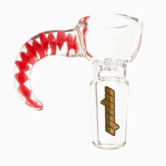 MOB Glass 5 Hole Horn Slide 14mm