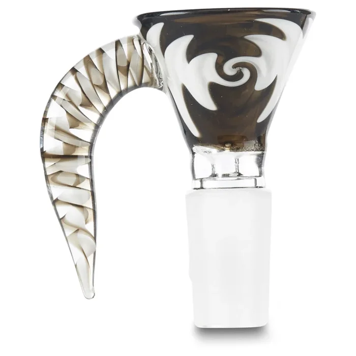 MOB Glass Wig-Wag Deep Bowl Martini Slide w/ Handle