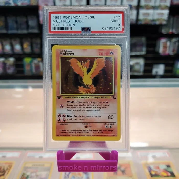 Moltres (12/62) [Fossil 1st Edition] PSA 9