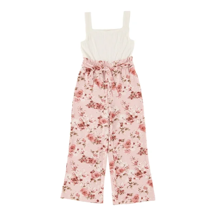 MONKEY BARS Toddler Girls’ Rainbow Fun Printed Jumpsuit