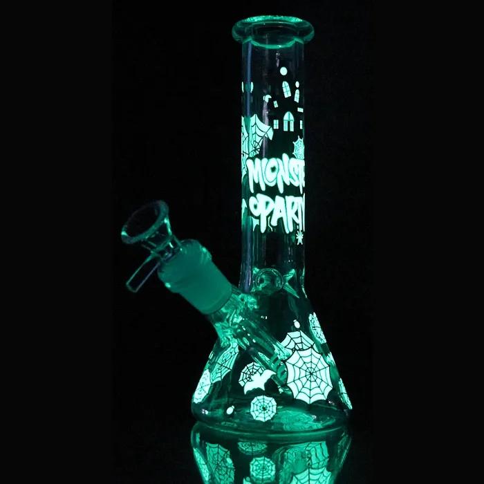 Monster Glow Beaker Small Water Pipe