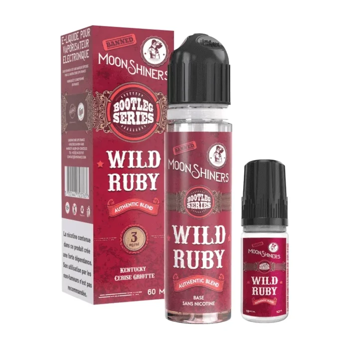 MOONSHINERS Bootleg Series Wild Ruby – Pack E-liquide 60ml