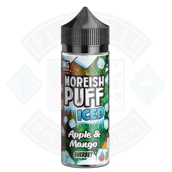 Moreish Puff ICED Sherbet Apple & Mango 100ml shortfill