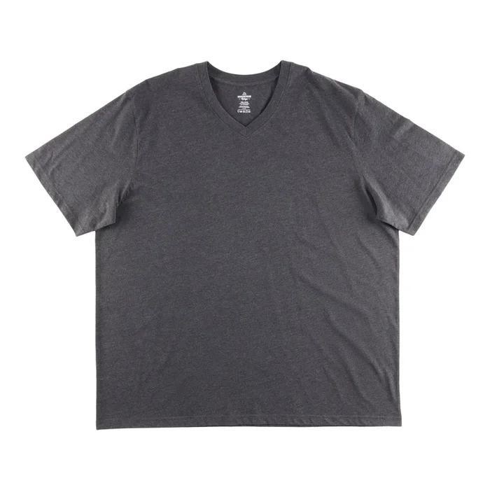 Mountain Ridge Men’s Big Guy Woodland Basic V-Neck T-Shirt