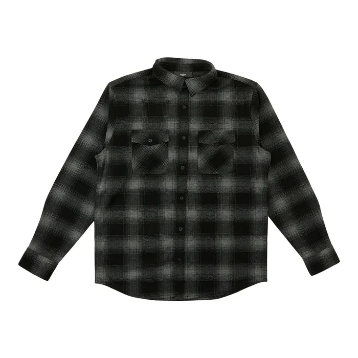 Mountain Ridge Men’s Long Sleeve Plaid Button-Up Shirt