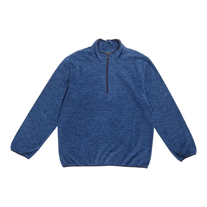 Mountain Ridge Men’s Mock-Neck Half Zip Micropolar Sweatshirt