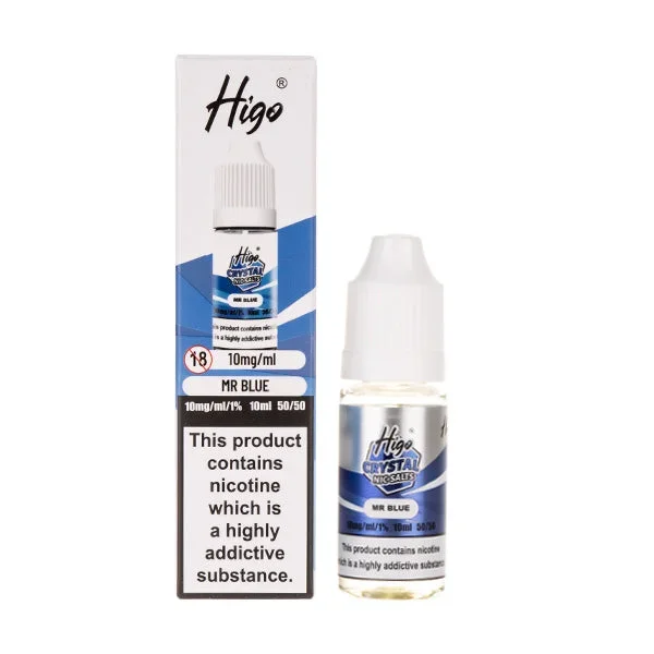 Mr Blue Crystal Nic Salt E-liquid by Higo