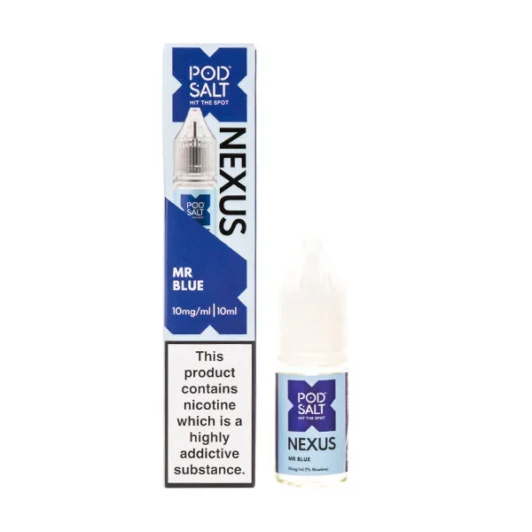 Mr Blue Nic Salt E-Liquid by Pod Salt Nexus