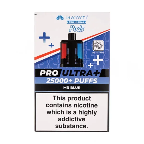 Mr Blue Pro Ultra Plus 25k Prefilled Pod + Refill by Hayati