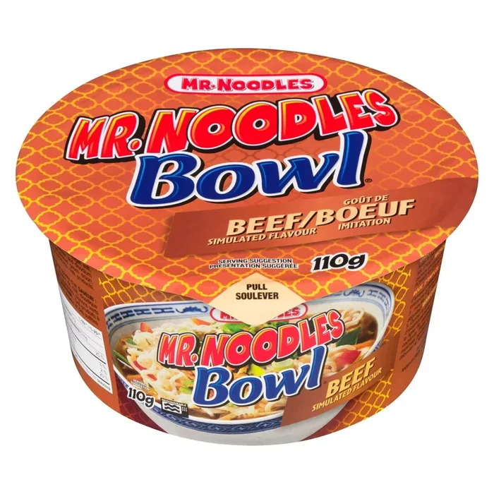 Mr. Noodle Beef Bowl, 110 g