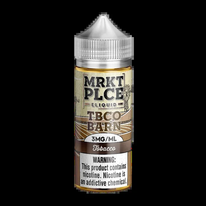 MRKTPLCE – “TBCO BARN” Tobacco – 100ML E-Liquid