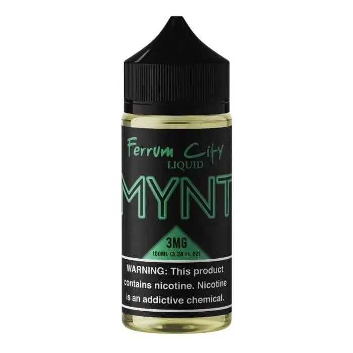 MYNT E-Liquid by Ferrum City Liquid