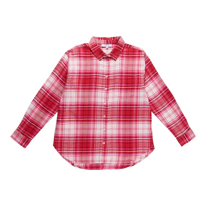 mySTYLE Women’s Collard Flannel Shirt