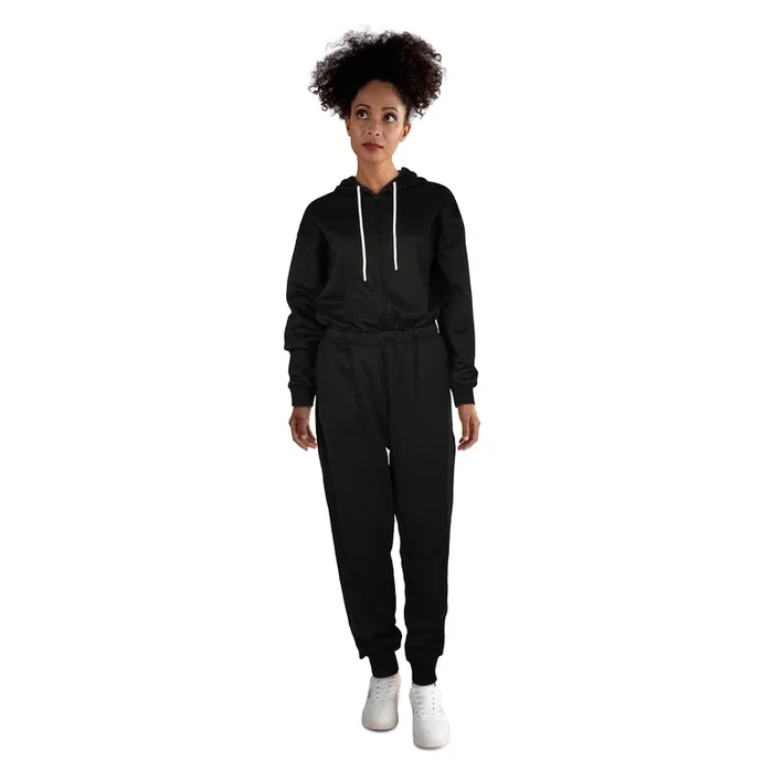 mySTYLE Women’s Hooded Fleece Jumpsuit