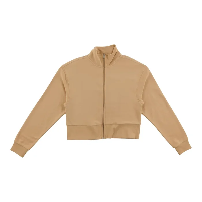 mySTYLE Women’s Mock Neck Fleece Zip Jacket