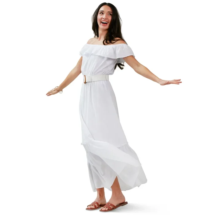 mySTYLE Women’s Off-Shoulder Maxi Dress
