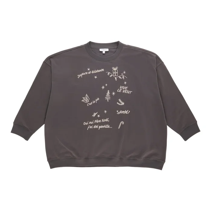 mySTYLE Women’s Plus Long Sleeve Crew Neck Sweater