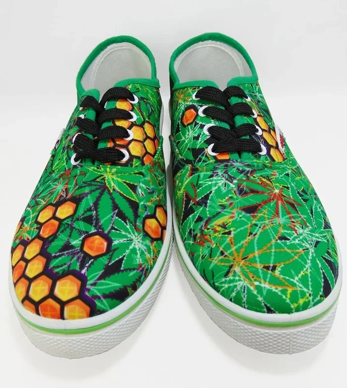 Myxed Up Honey Leaf Canvas Shoes