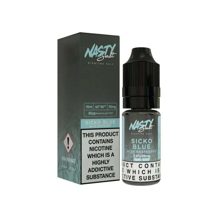 Nasty Juice Shisha Nic Salts 10ml – Sicko Blue