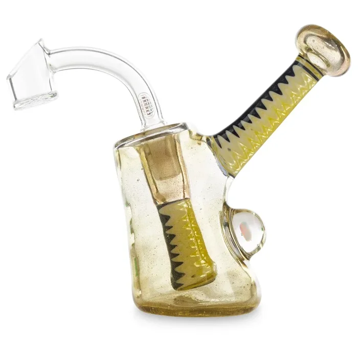 Natey Zipper Bubbler – Yellow/Black
