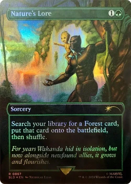 Nature’s Lore (867) (Rainbow Foil) (867) (SLD)