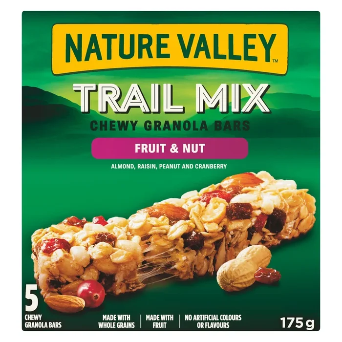 Nature Valley Trail Mix Fruit & Nut 5 Granola Bars, 175 g