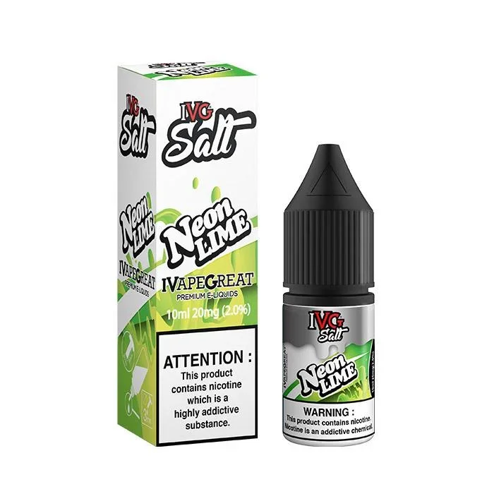 Neon Lime 10ml Nic Salt E-Liquid by IVG