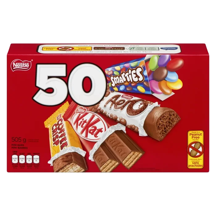 Nestle Assorted Mini Bars 50pk. – 686g