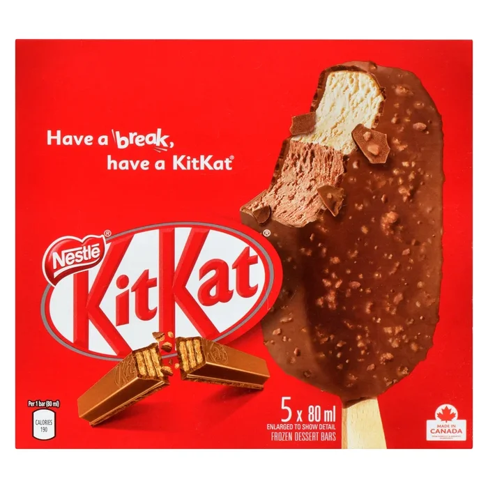 Nestle Kit Kat Ice Cream Bars, 5-Pack, 80 ml