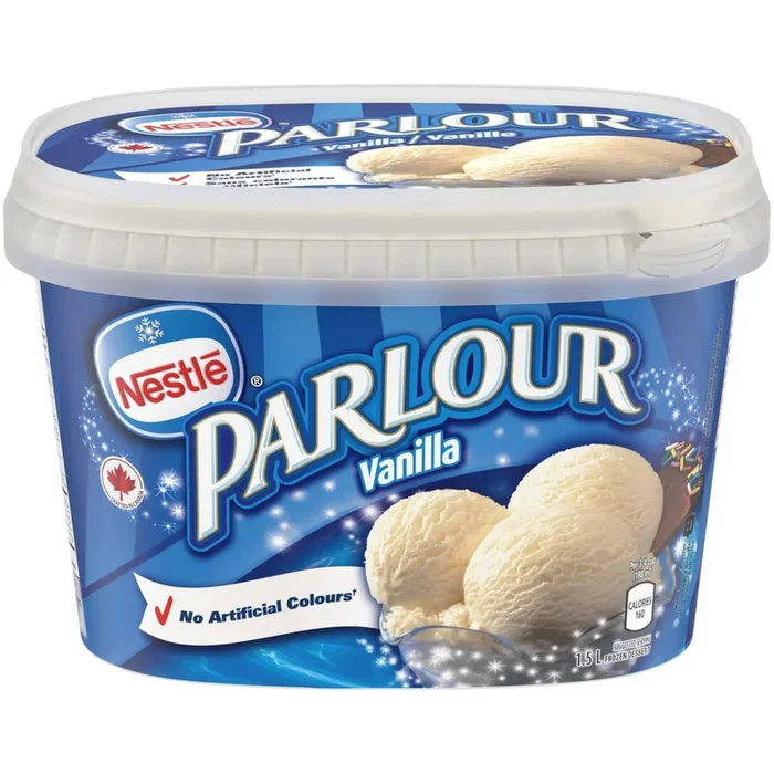 Nestle Parlour Vanilla Ice Cream, 1.5L