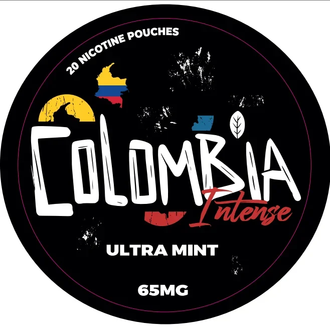 Nicotine Pouches – Colombia INTENSE – 65MG