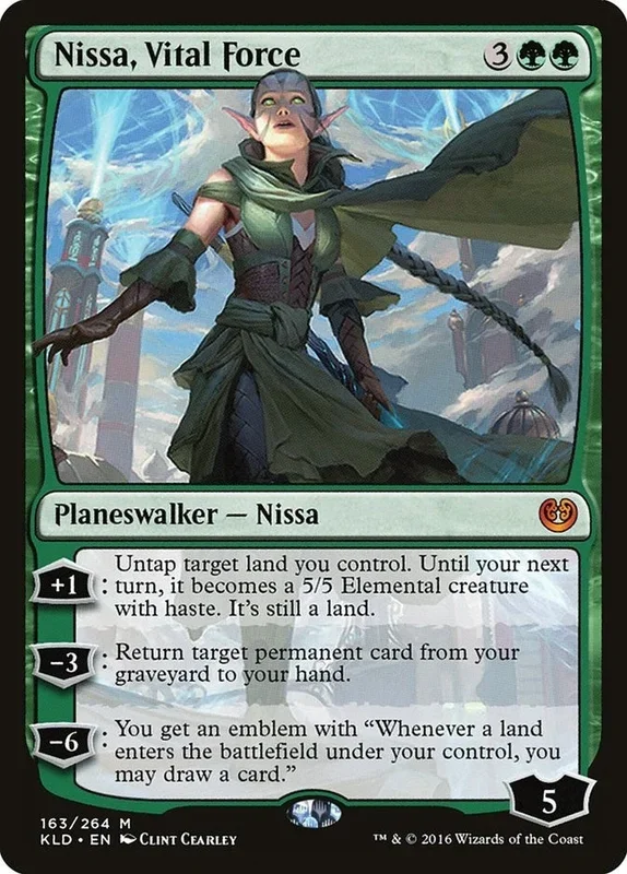 Nissa, Vital Force (163) (KLD)