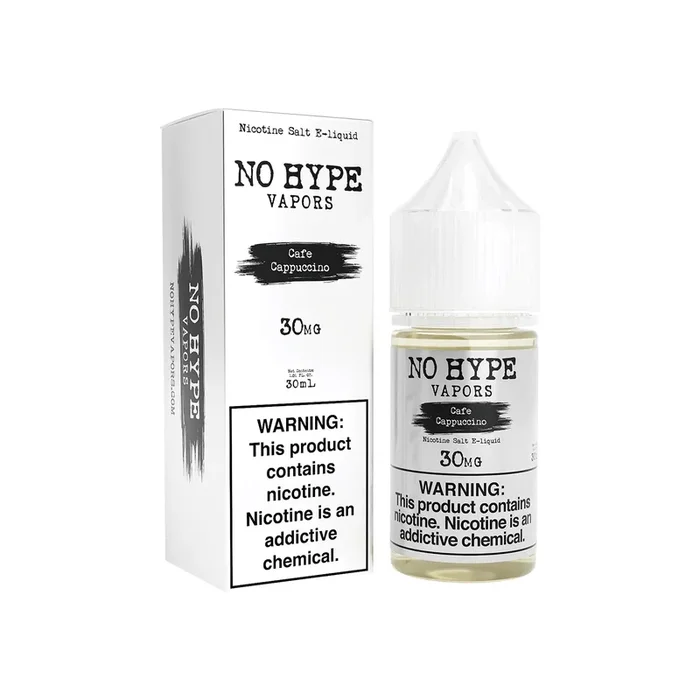 No Hype Salts 30ml Cafe Cappuccino