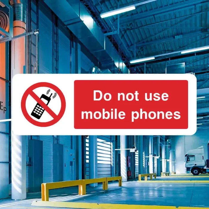 No Mobile Phones Sign
