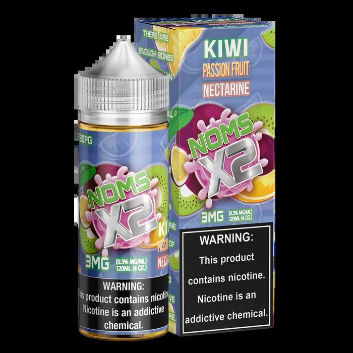 NOMS X2 by NOMENON Kiwi Passion Fruit Nectarine 120ML E-Liquid