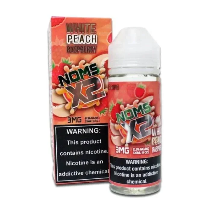 Noms X2 White Peach Raspberry E-Liquid by Nomenon