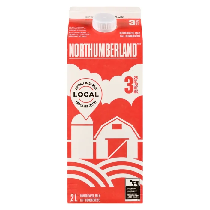 Northumberland Homogenized Milk 3.25% M.F. 2-L