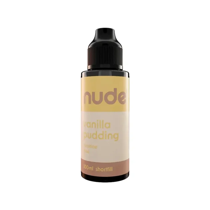 Nude Vanilla Pudding 100ml Shortfill E-liquid
