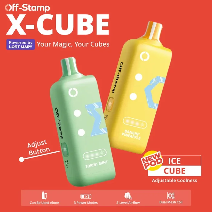 Off-Stamp X-CUBE Ice Cube 25K Disposable POD Powered By LOST MARY – 25000 Puffs