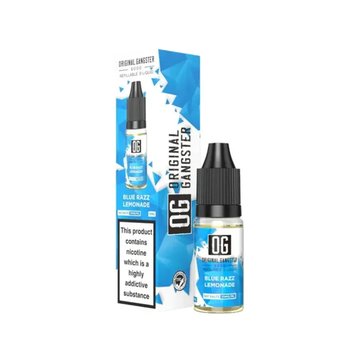 OG Original Gangster 6000 Blue Razz Lemonade 10ml Nic Salt E-liquid