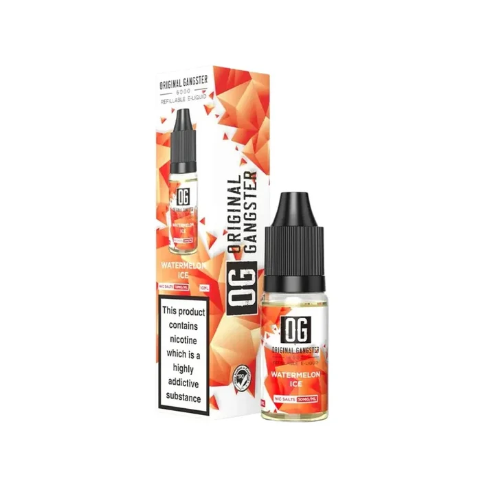 OG Original Gangster 6000 Watermelon Ice 10ml Nic Salt E-liquid