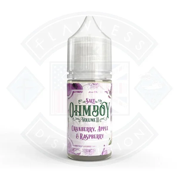 Ohm Boy – Volume II – Cranberry, Apple & Raspberry 10ml Salt