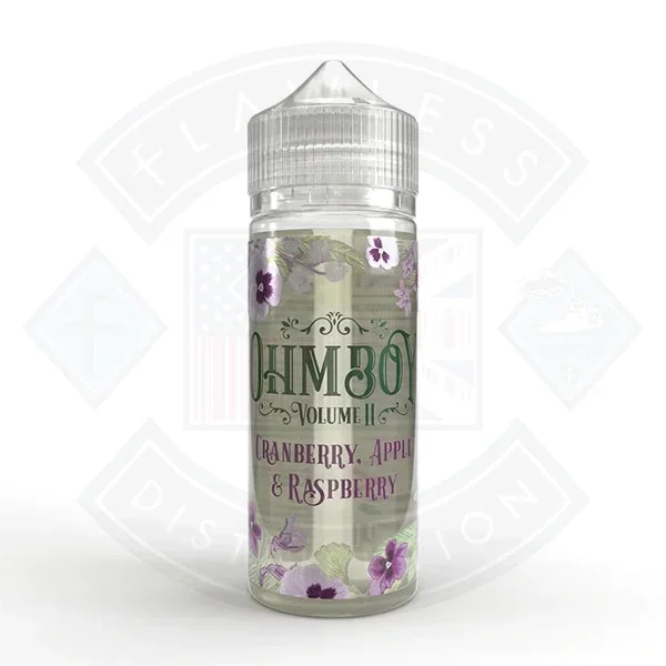 Ohm Boy – Volume II – Cranberry, Apple and Raspberry Shortfill 0mg 100ml
